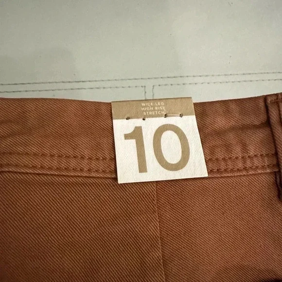 Gap wide legs high rise stretch pants size 10 - Picture 3 of 4